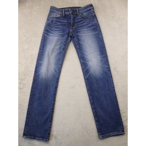 American Eagle Outfitters Other - American Eagle Jeans Mens Size 30x34 Original Straight Med Blue Wash Whiskered